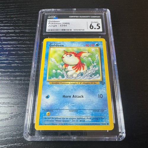 Goldeen (1st Edition) graded CGC 6.5 for sale on eBay