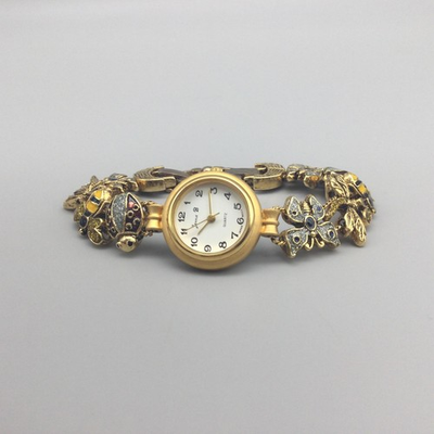 #ad #ad Vtg Jennie B Garden Friends Watch Women 24mm Butterfly New Battery 7.75quot; $71.99