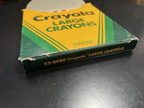 Pastelli Crayola originali 1994 BAMBINI PASTELLI GRANDI - 8 ct. - NUOVI CON SCATOLA 52-0080 - Foto 7 di 20