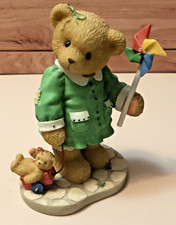 KIM with Pinwheel Life's Little Pleasures Cherished Teddies Figurine 661872 Box