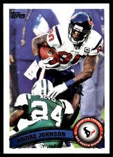 Andre Johnson 2011 Topps #250 Houston Texans NFL READ FREE SHIPPING AutographDen