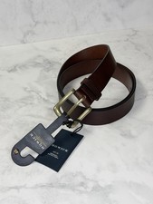 Image of Howick Men’s Real Leather Jeans Belt Chocolate Brown – Size 40 NEW
