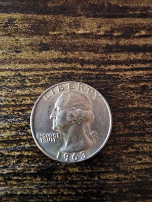 Price reduced! 1963 Silver Washington Quarter Mint Condition Hard To Find