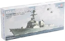 HobbyBoss USS Forrest Sherman DDG-98-700 - Plastic Model Military Ship Kit