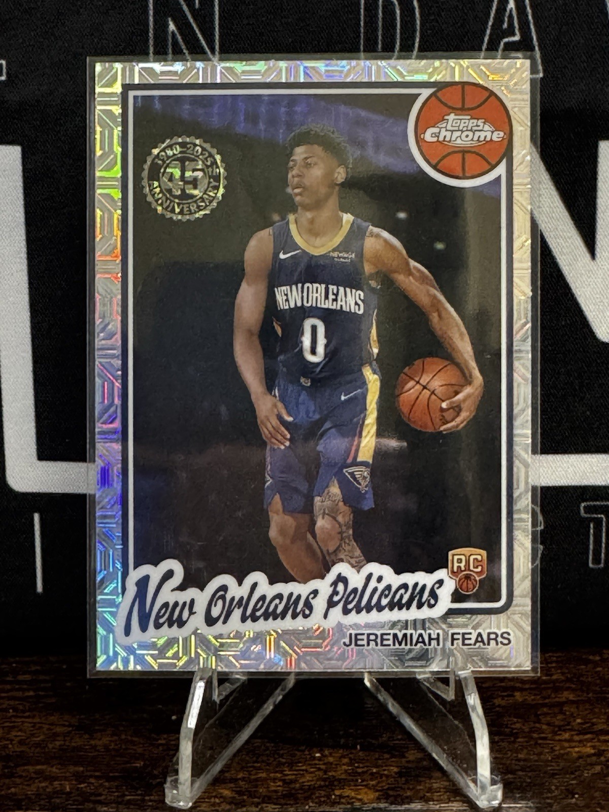 2025-26 Topps Chrome Silver Mojo Jeremiah Fears TC-JF RC