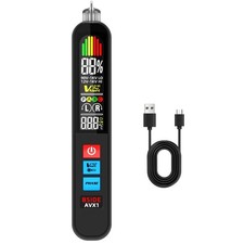 Electrical Phase Tester Tool With LCD Screen USB Charging And ABS Housing For