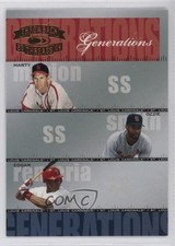 2004 Donruss Throwback Threads Generations Ozzie Smith Edgar Renteria HOF 0x1e