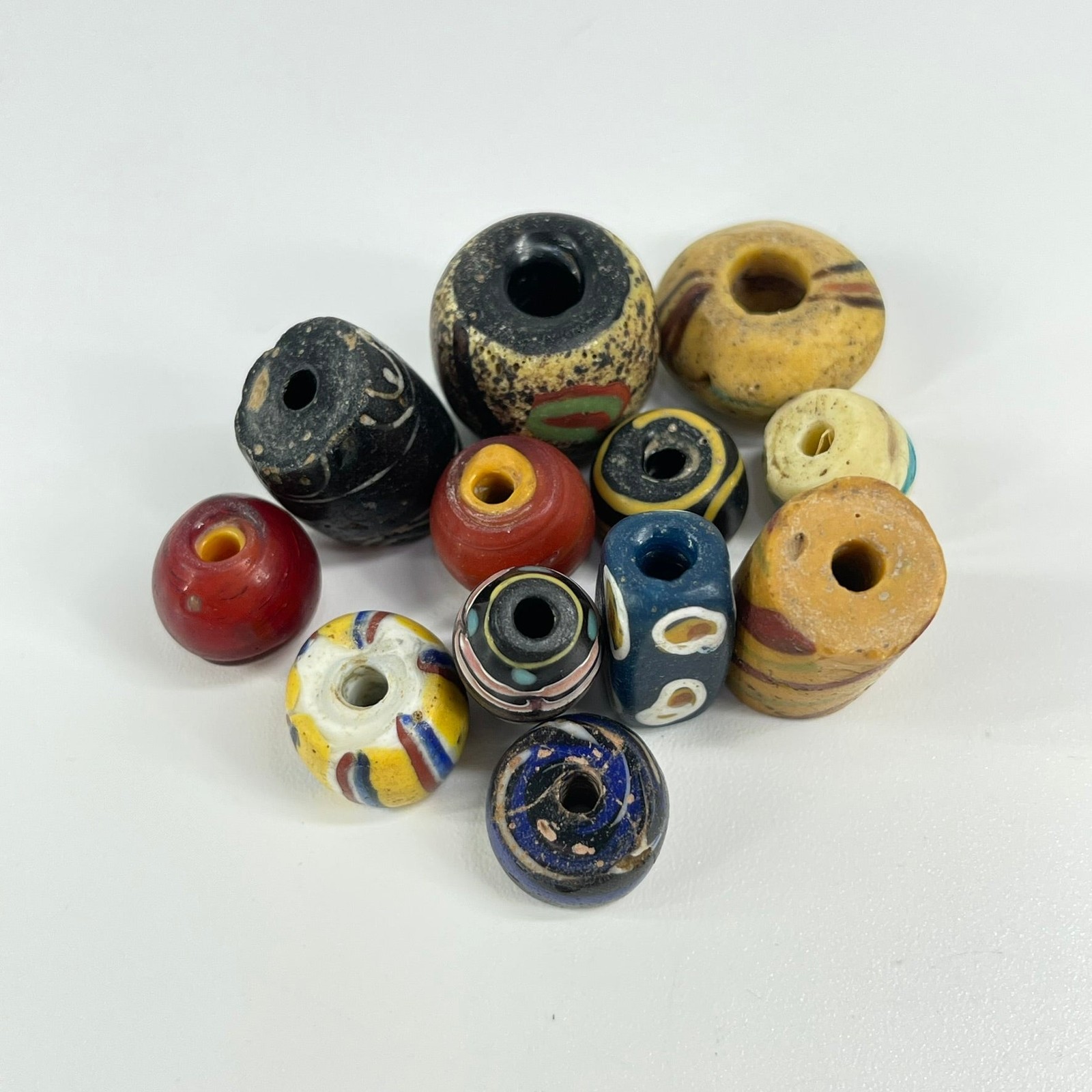 12 Mixed Loose Venetian Trade Beads MATTER COLLECTION