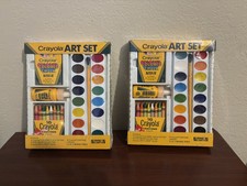VINTAGE CRAYOLA ART SET SEALED BINNEY SMITH - SET OF 2