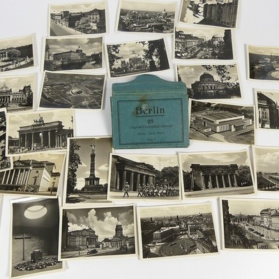Berlin 1930s - 25 Original German B&W Photos Brandenburg Gate Olympic Stadium