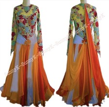 Handmade Dance Dress/Standard Ballroom Competition Dress smooth Waltz Tango