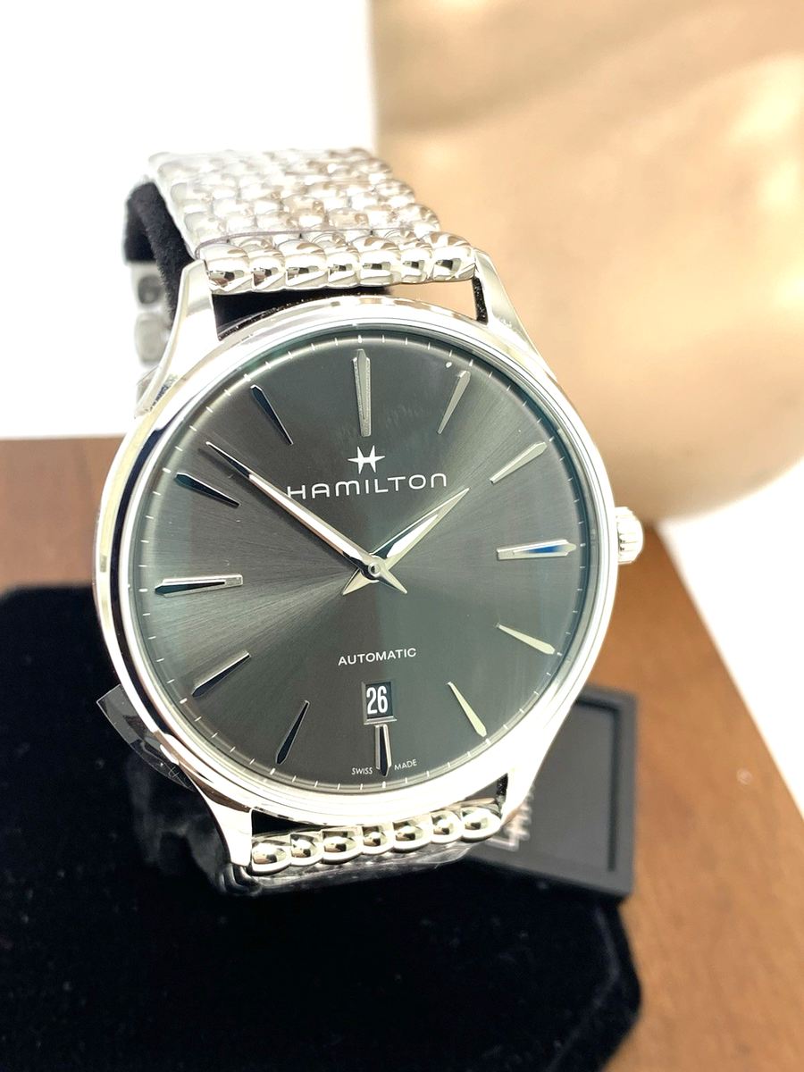 Hamilton Men's Watch H38525181 Jazzmaster Swiss Automatic Gray