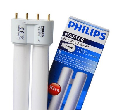 Philips PL-L 24W 827 4pin lamp base 2G11 compact fluorescent lamp NEW & original packaging