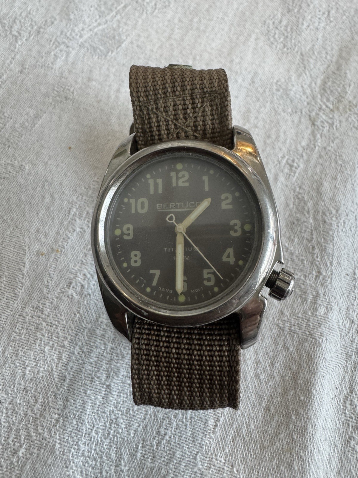 Vintage Bertucci Solid Titanium Us Patten Swiss A… - image 1