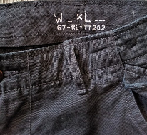 Polo Ralph Lauren Tactical Pants Men 42Tx36 Belted 67 RL 1T202 Distressed black - Picture 2 of 19