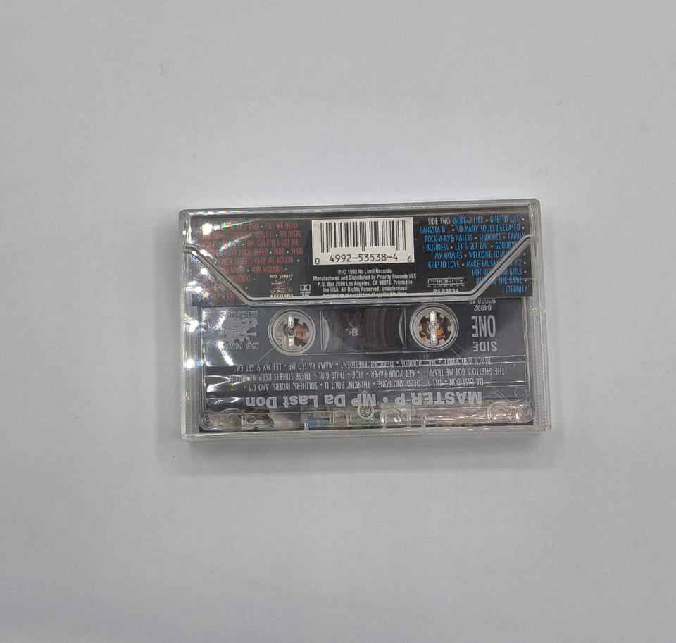 Master P Da Last Don Cassette Tape 1998 No Limit Records - Image 4 of 4