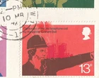 INK SMEAR 13p Telephone GB FDC HOUSE OF COMMONS 1976 CLEARANCE (134132)