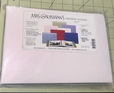 Mrs. Grossman's Favorite Albums 5x7 Scrapbook 20 Pgs Pink  NIP Bonus Stickers