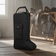 Lange Stiefeltasche kratzfest Stiefeltransporttasche mit Griff f&uuml;r Reitsport