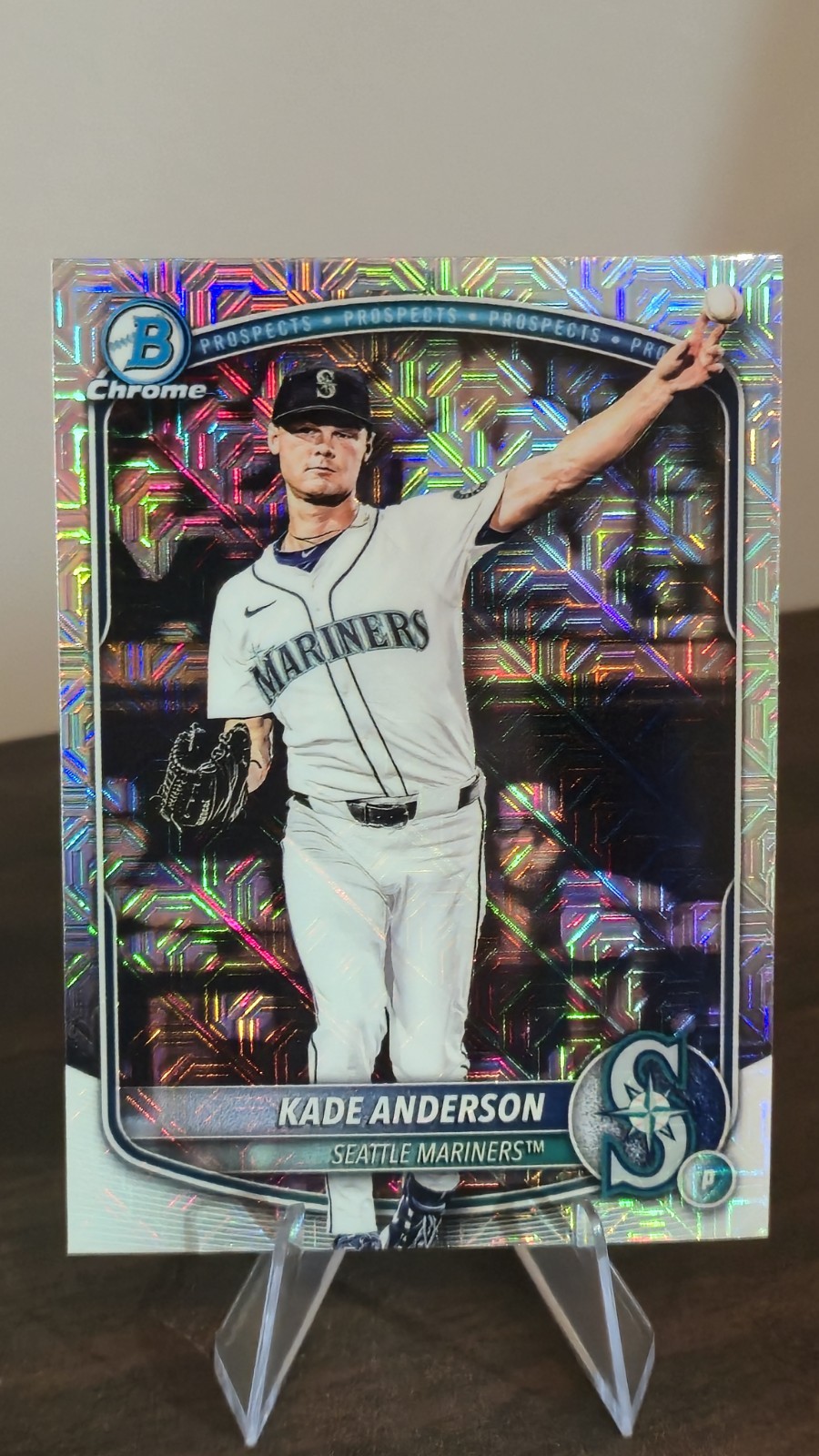 2025 Bowman Draft Kade Anderson Image Variation Mega Mojo Refractor BDC-3 SSP