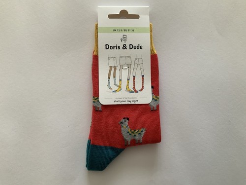 SALE! 3 Pairs Doris And Dude Kids Socks £7.50 Organic Cotton/Bamboo Size 12-3 - Picture 2 of 6