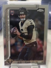 2025 Topps Chrome - #398 Tyler Shough Base (RC) New Orleans Saints