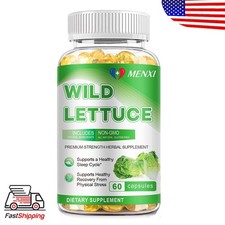 Extra Strength Wild Lettuce 4:1 Extract, 1200 mg Strength, 60 Vegan Capsules