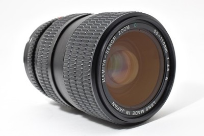 MAMIYA-SEKOR ZOOM C 55〜110mm 1:4.5 N Top MINT w/Hood] Mamiya Sekor Zoom C 55-110mm F4.5 N MF Lens For