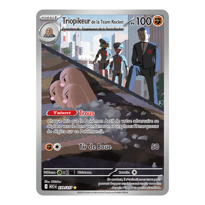 Triopikeur Team Rocket 239/217   Pokemon Karte ME2.5 Transzendente Helden 02.5