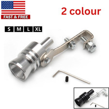 Universal Turbo Sound Exhaust Muffler Pipe Whistle Car Oversized Roar Maker S-xl Universal Turbo Sound Exhaust Muffler Pipe Whistle Car Oversized Roar Maker S-xl