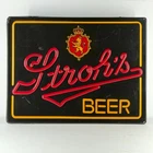 Stroh's Beer Light Up Sign 20.5" x 16" Man Cave Bar Vintage Detroit Michigan