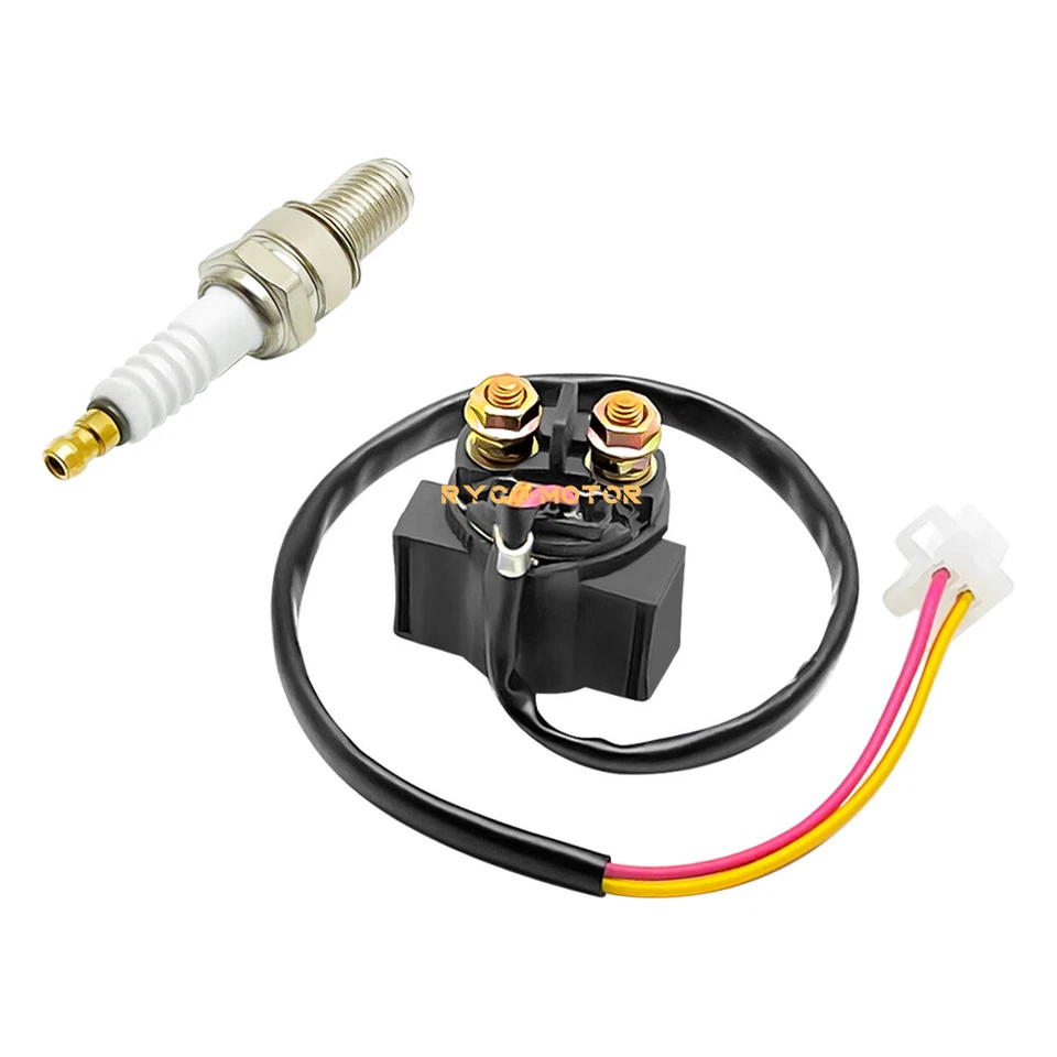 Relé de solenoide de arranque y chispa para Yamaha Warrior 350 Big Bear 350 Kodiak 400  Foto 2 de 4