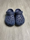 Iconic Comfort Crocs Slip On Clog Preschool Boys Shoe Size 12 Navy Blue Preowned