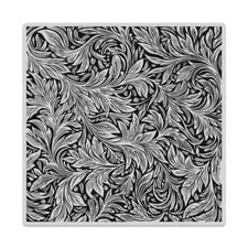 Hero Arts "ACANTHUS" Leaves Background Cling Bold Prints Stamp 6"x6" 2023