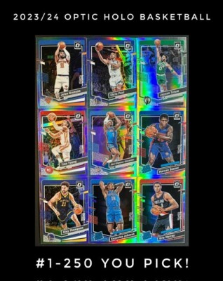 2023-24 Donruss Optic Basketball HOLO PRIZMS Rookies RC Stars Vets You Pick!
