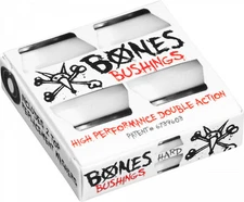 Bones Skateboard Truck Bushings Hardcore Hard 96A White - For 2 Trucks