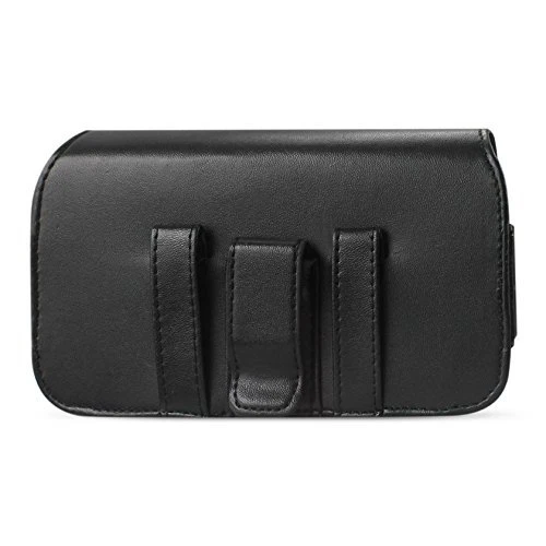 Reiko Leather Horizontal Phone Pouch/Red Interior & Metal Logo Samsung Galaxy S8 - Image 4 of 4