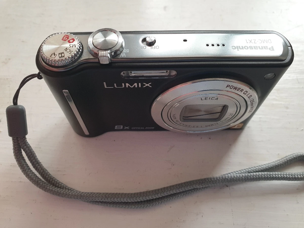 Panasonic LUMIX DMC-ZX1 12.1MP Camera. Black. SD card, charger