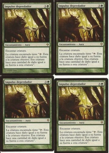 Cartas sueltas de juegos de cartas coleccionables, zendikar, estado de conservación near mint or better (como nueva o mejor), Magic: The Gathering, en español