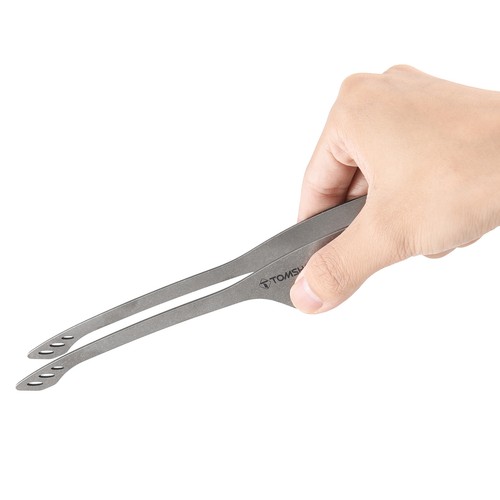 Tongs 9.2 Inch Lightweight BBQ Grill Tongs Clip W0Z4 - Picture 2 of 8