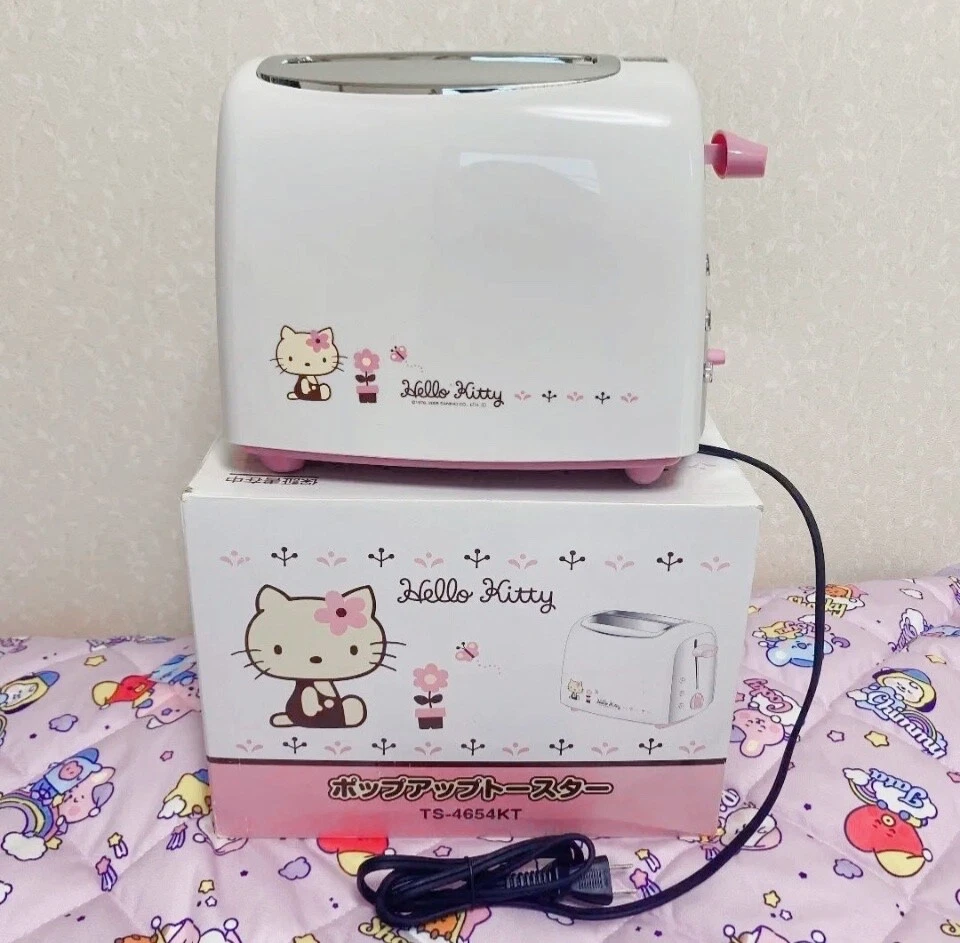 2008 Hello Kitty unbenutzter Toaster NEU Sanrio offizielles Produkt - Bild 3 von 4