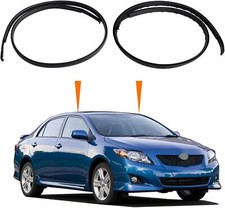 2 For 2009-2013 Toyota Corolla Left Right Roof Trim Seal Replace 75555-02110 2 For 2009-2013 Toyota Corolla Left Right Roof Trim Seal Replace 75555-02110