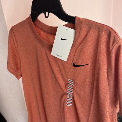 Nike Women's Legend Short Sleeve Tee Sz Medium Red Medium