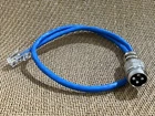 Yaesu/Cobra 4 Pin Microphone to Anytone AT-5555N RJ-45 8 Pin Radio Adapter Cord
