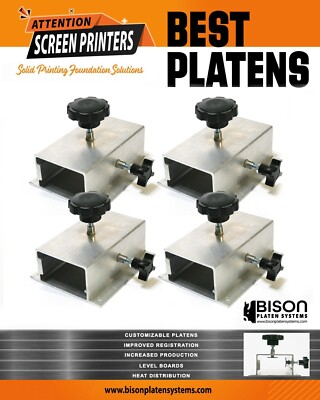 #ad Screen Printing Bracket Aluminum $180.00