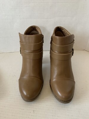 LC LAUREN CONRAD Cedar Tan Brown Ankle Booties Size 7.5