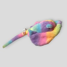 Fiesta Stingray Peluche Animal Manta Ray Sherbert Arco Iris Remolino Náutico