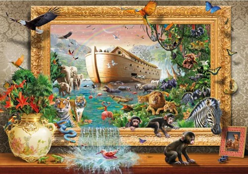 Wentworth Puzzle 250 Piece Wood "Noah's Ark Framed" 4mm. Spring 2025