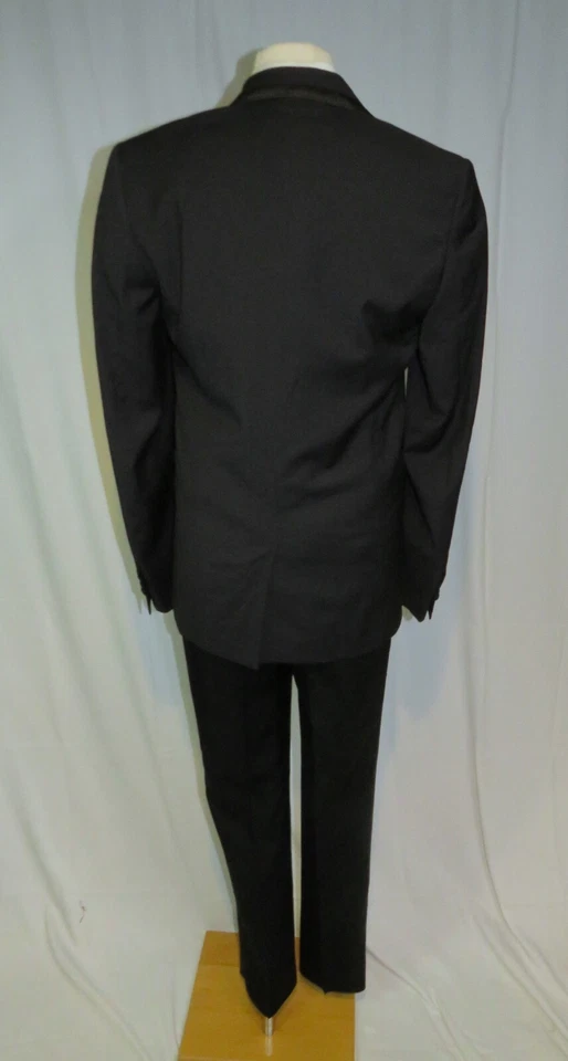 Esmoquin Dior Homme x Hedi Slimane FW 07 gabardina negra con un botón 36 nuevo sin etiquetas Foto 2 de 4