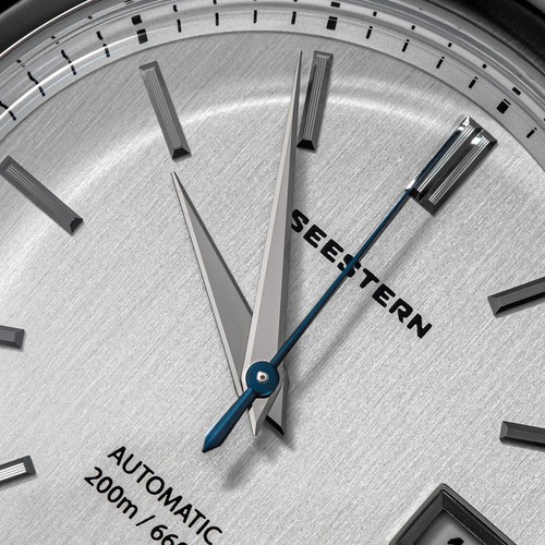 Seestern Domed Sapphire Crystal Mechanical Mens NH35 Watch SEAGULL 1963 SE3A - Picture 11 of 12